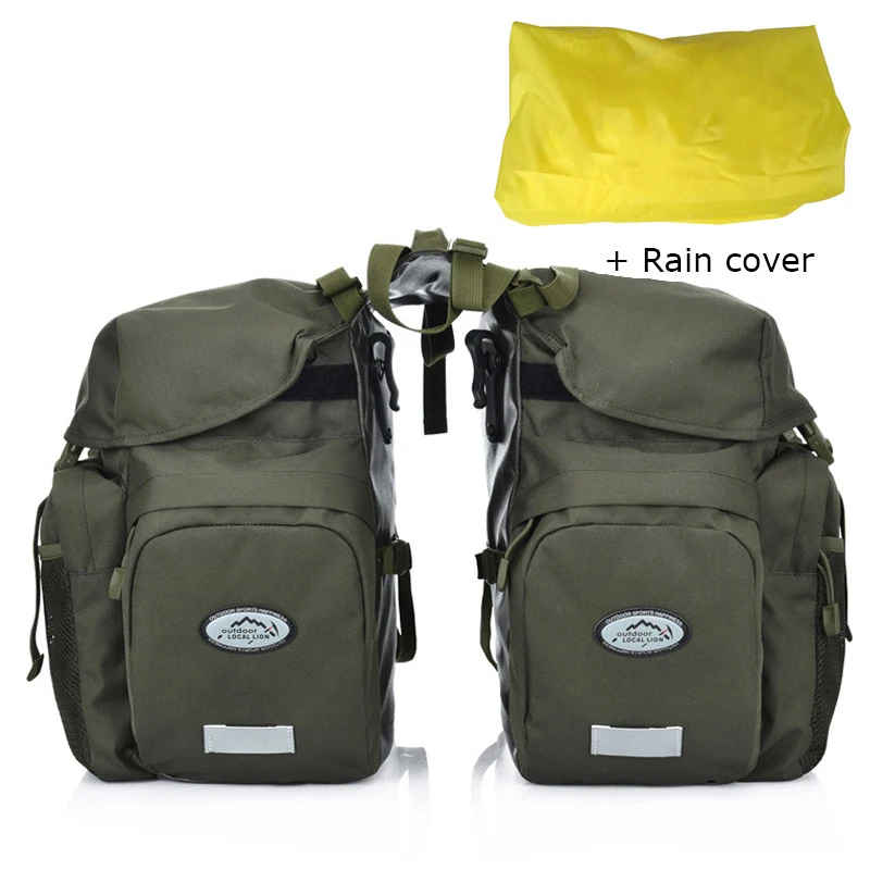 50L Fietstas Mountain Road Zadel Fietstassen Fiets Achterbank Tas Dubbelzijdig Rack Achterbank Fietstas Pack Fietsaccessoires