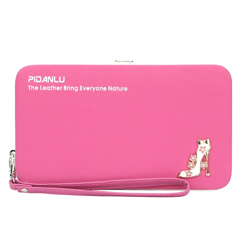 Portefeuille multifonctionnel pour femme, sac de téléphone portable, sac d'argent à talons hauts, porte-monnaie, sac à main pour femme, nouveau style