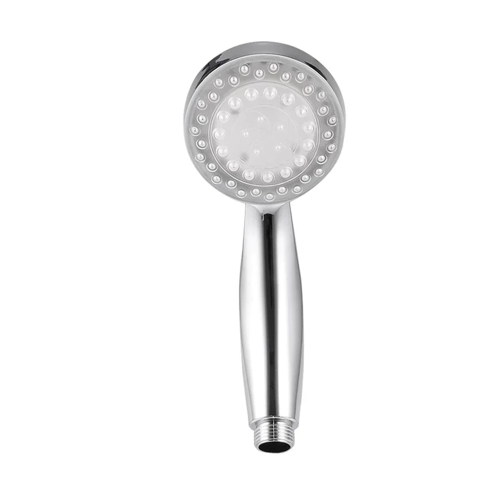 Cabezal de ducha de mano con luces Led automáticas para baño, 1 piezas, 7 colores