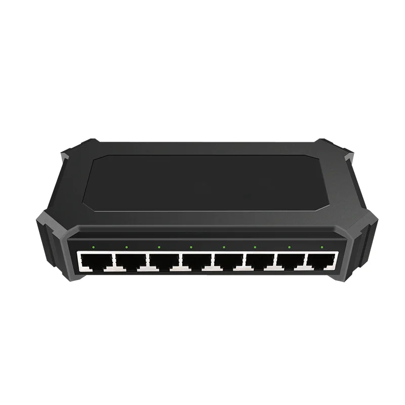 Commutateur Gigabit Ethernet pour réseau Gigabit, boîtier en plastique, 8 ports, 10/100/1000Mbps, sans gestion, commutateur de bureau