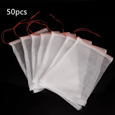 

50 PCs Vegetables Fruits Flowers Gardens Fruit Trees Bird Proof Insect Proof Gauze Nets Nylon Seed Bags Mosquito Bug Insect