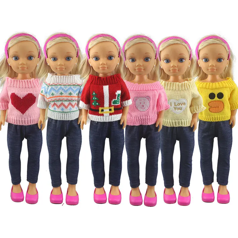 Fashion top  Cute sweater suit  Clothes Fit With 42cm FAMOSA Nancy Doll (Doll and shoes are not included),  Doll Accessories