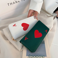 Women Wallet PU Leather Purse Female Long Wallet Gold Hollow Leaves Pouch Handbag For Women Coin Purse Card Holders Clutch
