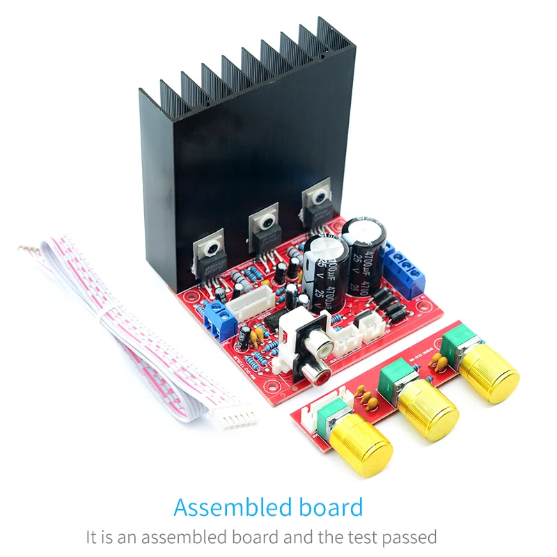 LM1875 Audio Power Amplifier Board 20W 2.1 Channels Subwoofer Amplifiers 3 Channel DIY Audio System
