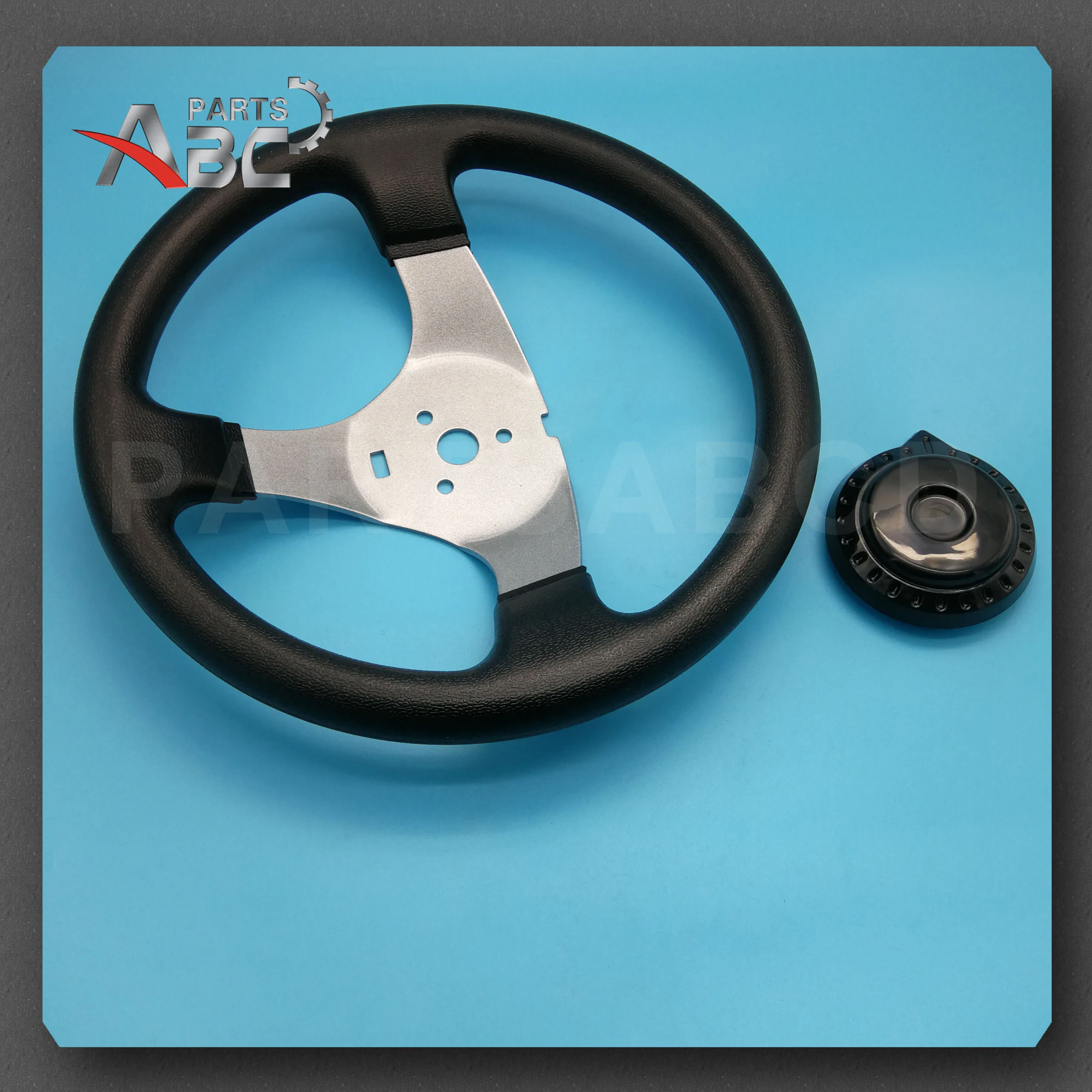 

300MM 150CC 250CC Go Kart Karting Buggy Quad Steering Wheel For Hammerhead Kandi JCL Parts 7.020.038