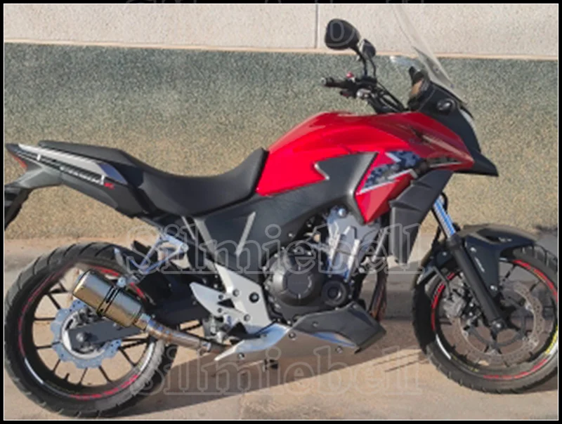 CBR500 Motorcycle Exhaust Muffler slip on Escape moto Modified Middle Link Mid Pipe For Honda CBR500R CB500X CB500F 2013- 2019