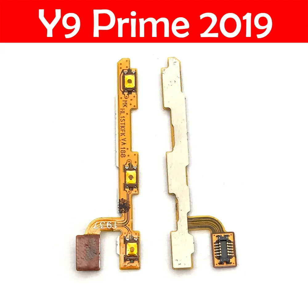 Power On Off Volume Side Button Key Flex Cable For Huawei Y5 Y6 Y7 Y9 Prime 2017 2018 2019 Y6P Y7P Y8P Y8s Y9s