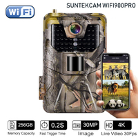 4K 30FPS Wifi Hunting Cameras 940nm APP Surveillance Wireless Bluetooth Control Wifi900PRO 30MP Wildlife Photo Traps Record