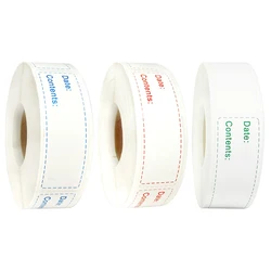 150pcs/roll Date Sticker Roll Refrigerator Date Content Label Removable Kitchen Food Storage Sticker Seasoning Bottle Sticker