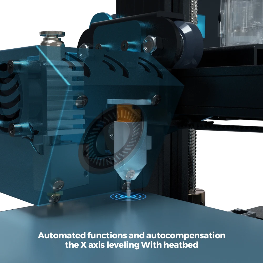 Image 7: Twotrees – imprimante Blu-5 Bluer Plus l3D, Kit I3 Mega mise à niveau PEI, plaque magnétique intégrée, cadre métallique de grande taille, écran tactile BL