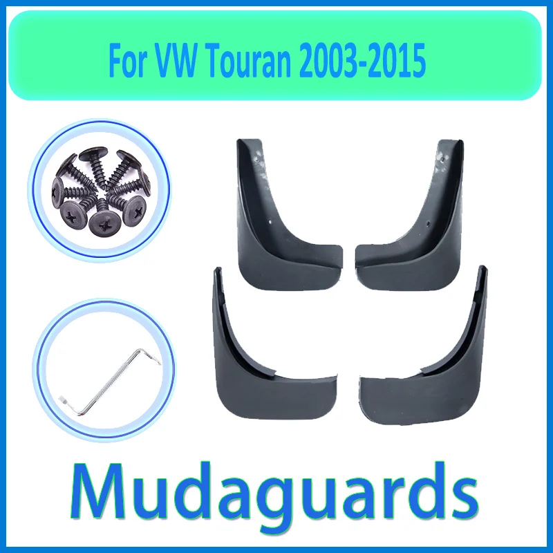 for Volkswagen VW Touran 2003~2015 2004 2005 2008 2010 2014 MK1 Car Fender Mudguard Mud Flaps Guard Splash Flap Car Accessories