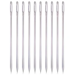 Sharp Stainless Steel Triangle Pointed Needles for Leather Craft Sewing Tool Embroidery Leathercraft Supplies Stitching Needle