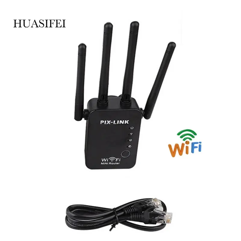 WR16 Wifi Repeater Wireless Router WLAN Signal Amplifier 2.4G ISP WiFi Range Extender Booster PIX-Link 300Mbps WISP/ Router/ AP