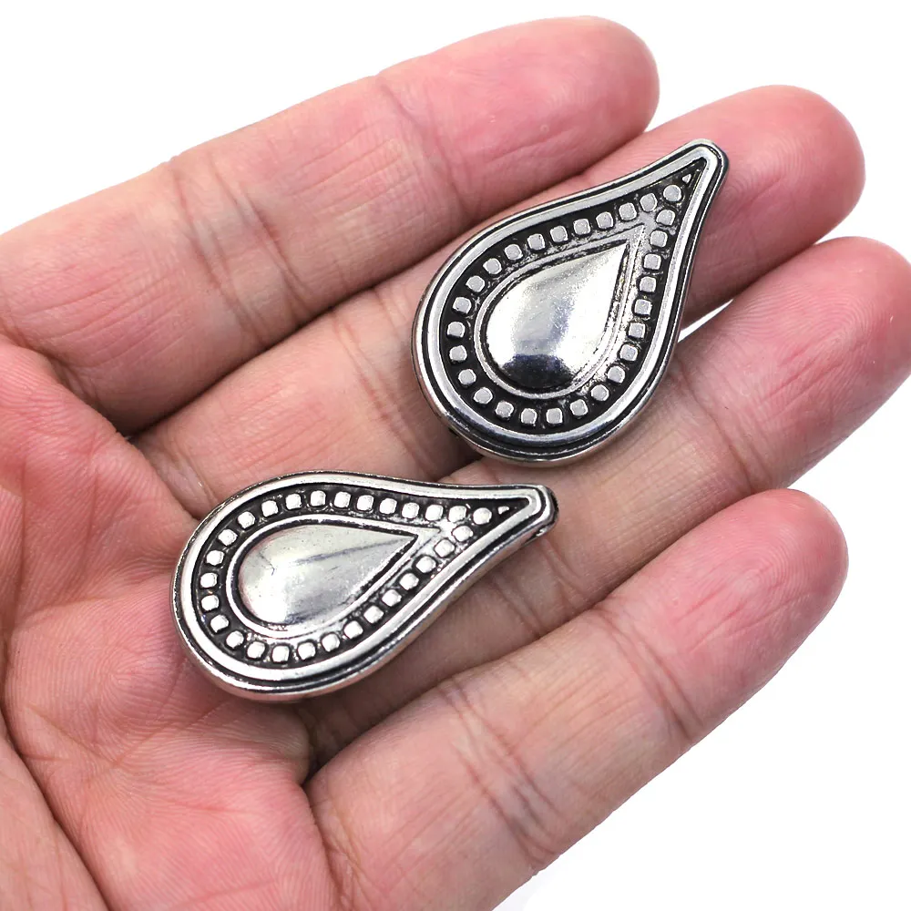 100Pcs Spacer Kralen Water Druppels Acryl Ccb Losse Voor Charm Kettingen Sieraden Diy Bevindingen