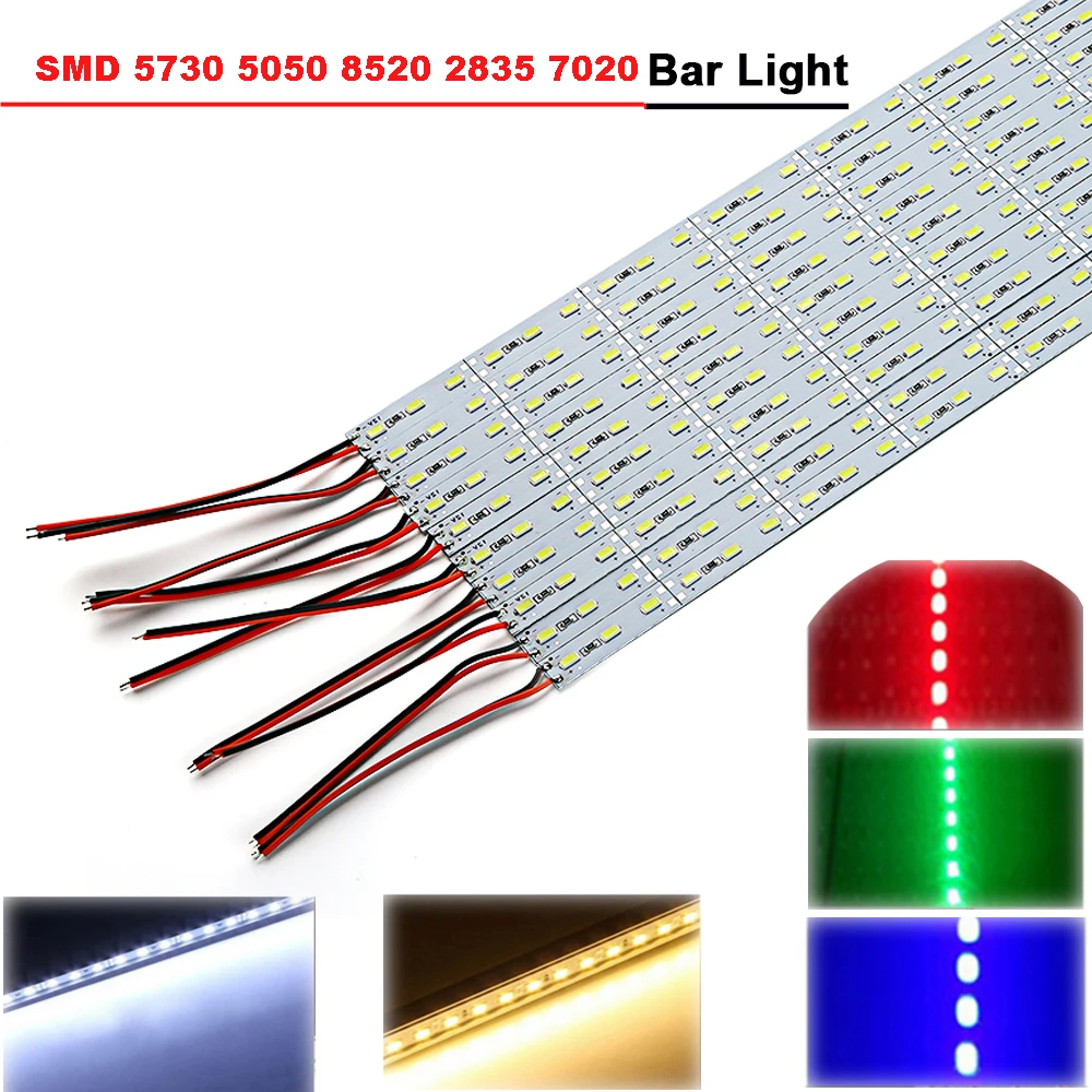 

LED Lights Bar Under Counter Light 2800k-6500k Warm to White Flexible Strip Light for Kitchen Cabinet Shelf DC12V 50cm 10pcs/Lot