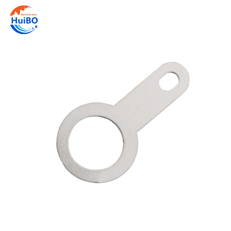 100Pcs Silver-plated Copper Single Head Soldering terminal M2.2/2.7/3.2-M10.2 Circular Weld Washer Welding Sheet Soldering Lug