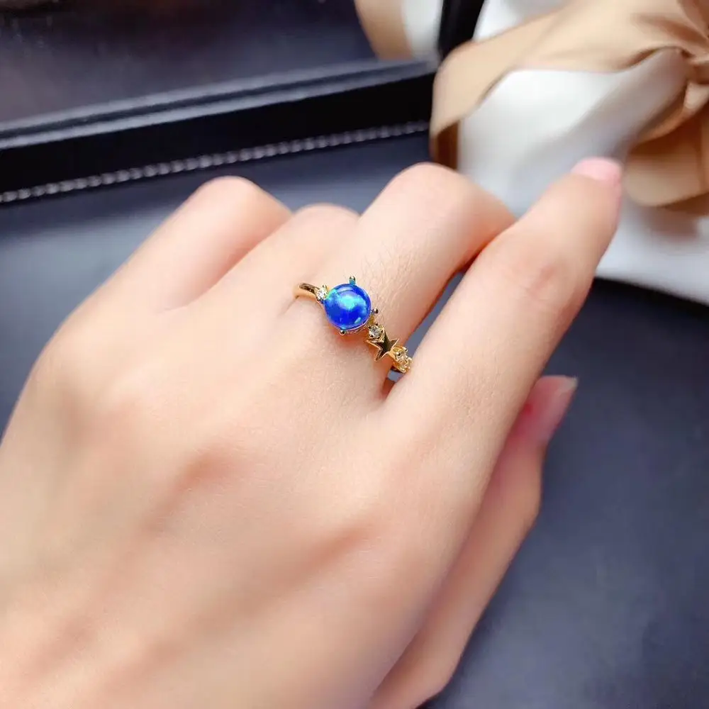 

Opal Ring Natural And Real OPal Ring European Fashion Woman Man Party Wedding Gift Opal 925 Sterling Silver Ring