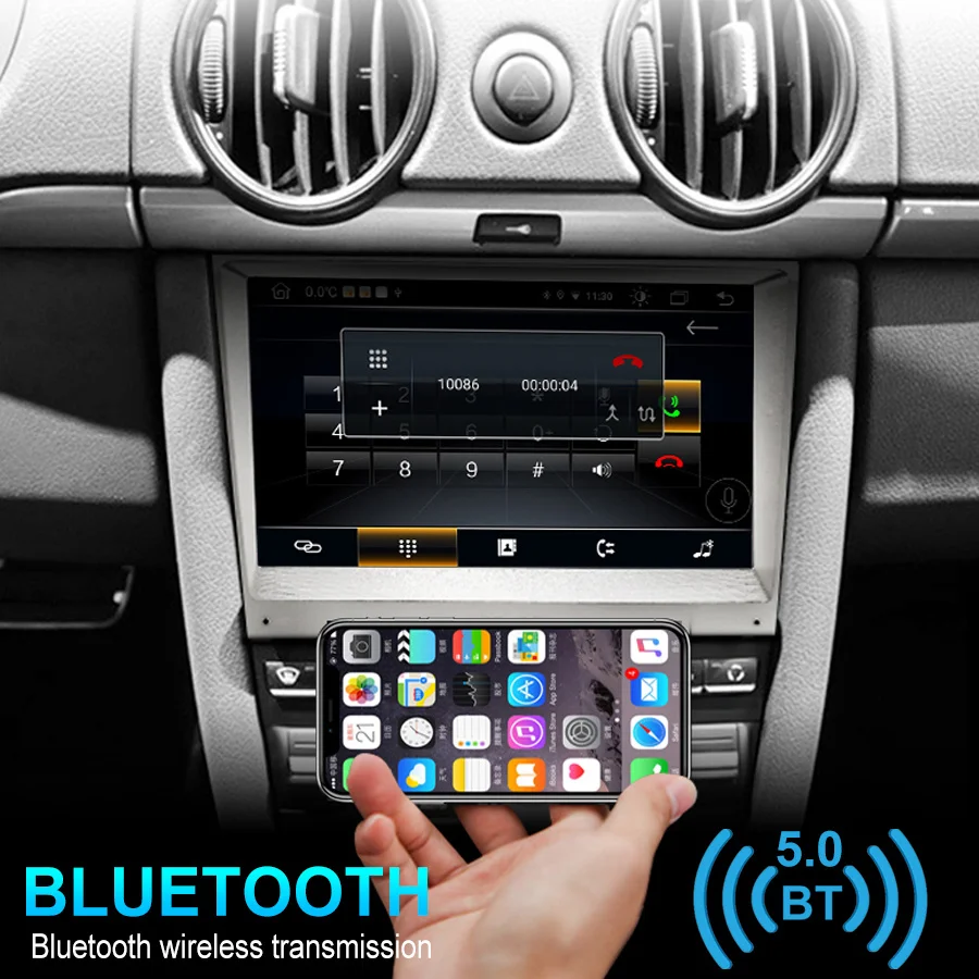 2Din  Android 11 Screen GPS Stereo For Porsche Cayman S Boxster 987 911 997 2006 2015 Car Radio Multimedia Video Player