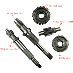 CF250 Gear Box Shaft ATV CH250 CN250 Gearbox Belt Driven shaft Middle gear Rear Shaft Scooter HZ-CF250 Drop Shipping