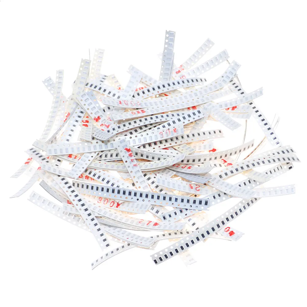 2000pcs 80value 5% 0805 SMD Resistor Assorted Kit set 10 ohm - 910k ohm Chip Fixed Resistor Sample Kit Sample Bag