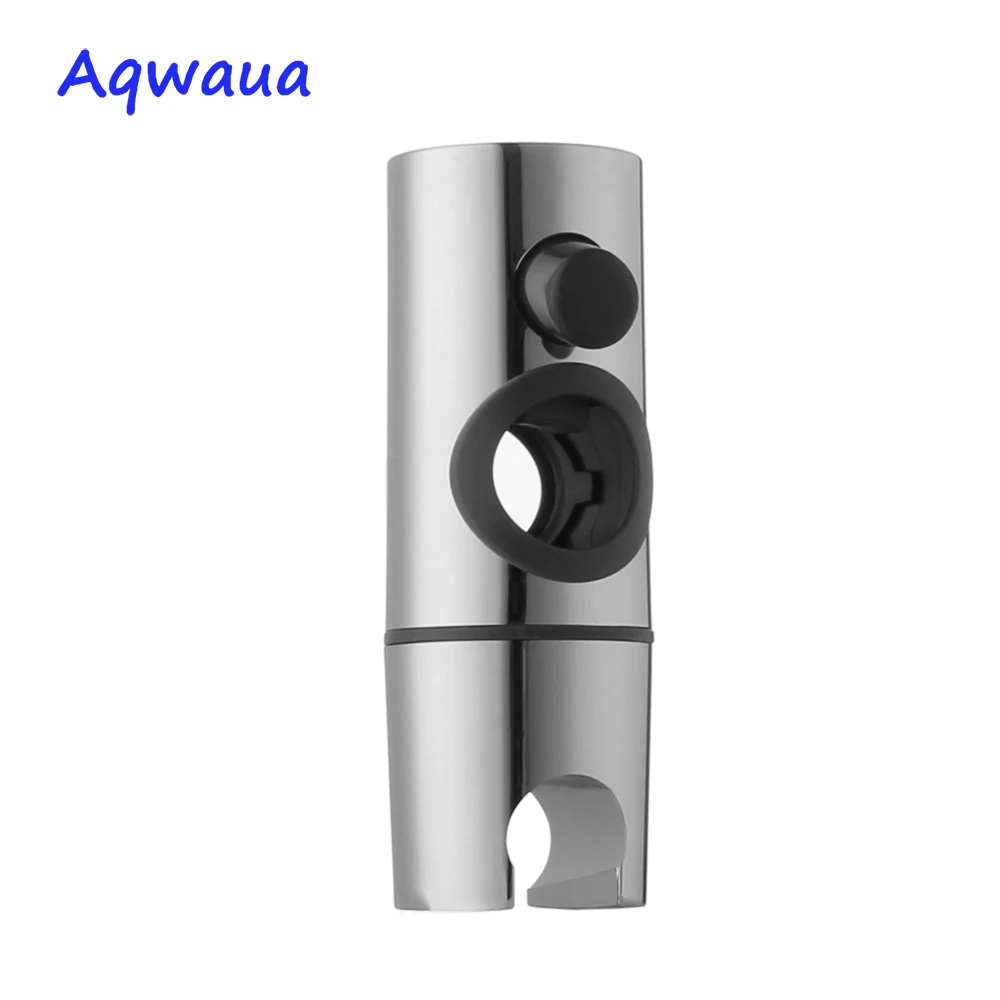 Aqwaua Handheld Shower Head Holder 22-25mm Adjustable Height & Angle Sliding Bar Sprayer Replacement Part for Showers