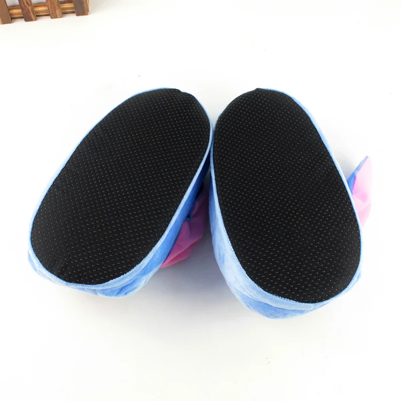 Disney Stitch Cotton Slipper Baby Home Anime Cartoon Winter Warm Indoor Shoes Plush Stuffed Home Slippers New Birthday Gifts