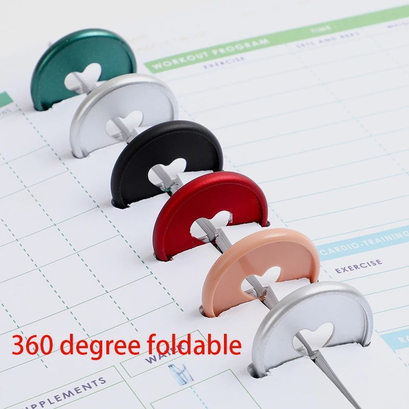 12pcs 35mm Mushroom Planner Discs Binder Notebook Binder Rings Binding Discs Mushroom Binding Ring Office and School Supplies