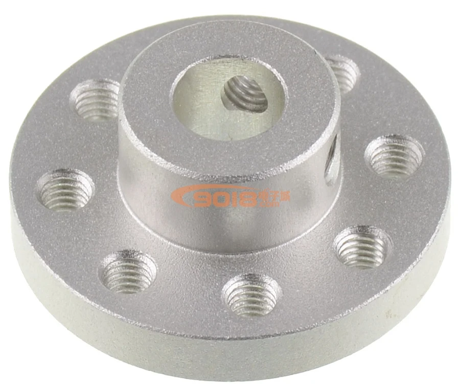 Precision Aluminum Flange Couplings Rotating Coil Rotating Couplings Hub Hole Inner Diameter 8MM Negative Tolerance