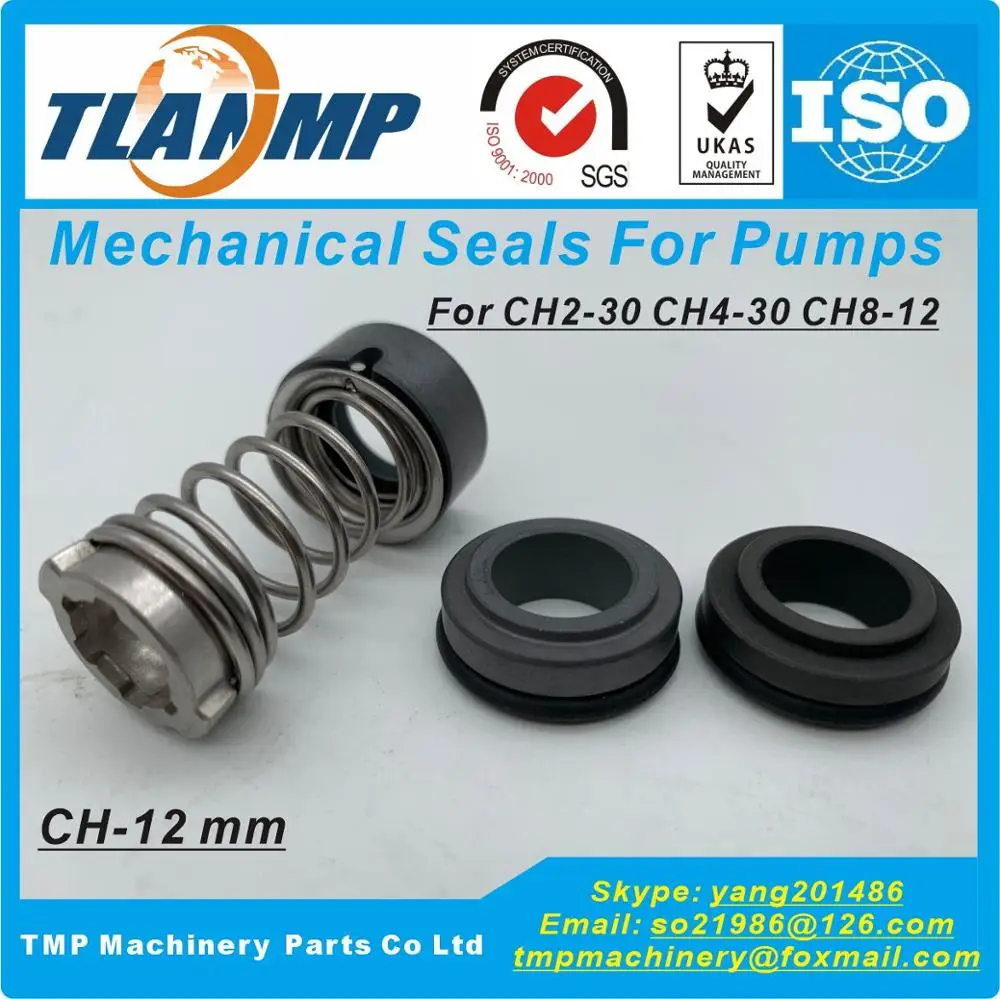 CH-12 , CH2-30 , GLF-D-12 Mechanical Seals TLANMP Shaft 12mm For CH2-30 / CH4-30 / CH8-12 CR2/4 SPK2/4 pumps