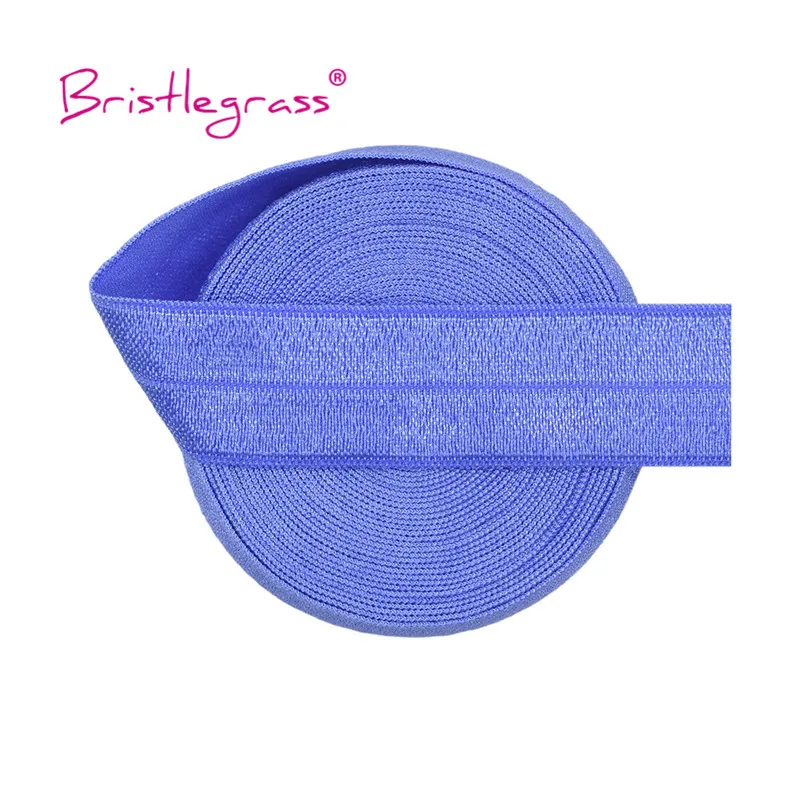 BRISTLEGRASS 50 100 Yard by Roll Solid Shiny FOE Fold Over Elastic 3/4 \