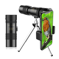 APEXEL 4K 10-300X40mm Telephoto Zoom Monocular Telescope With Smartphone Tripod For Camping Hunting Lll Night Vision Monocular