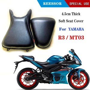 Motorradkissen für Yamaha R3 MT03 R25 4,5 cm bequemer atmungsaktiver Schwamm Hauptverkaufskissen Sitz MT 03 - №2