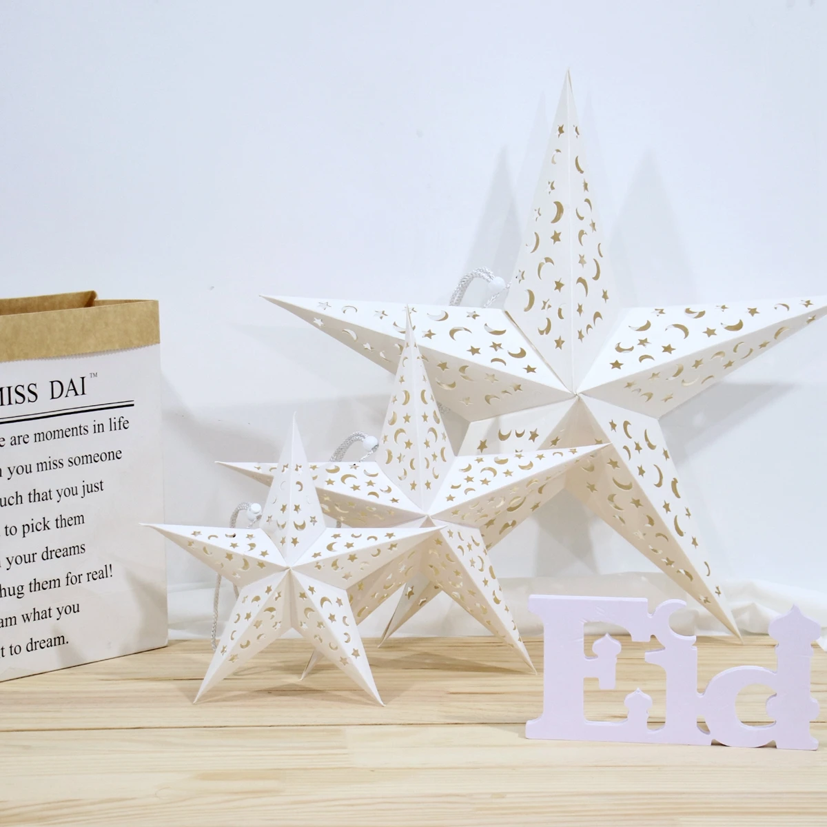 

Eid Mubarak Hollow Out Star Hanging Pendant Ramadan Decor For Home Islam Muslim Party Mubarak Light Gifts Eid Al Adha Kareem