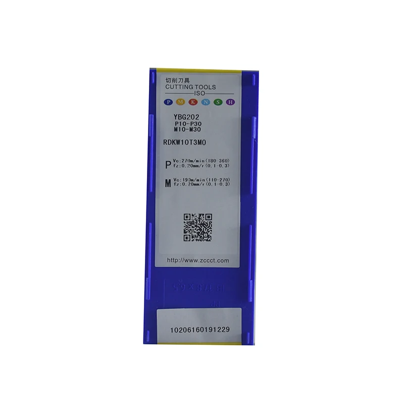 حقيقي RDKW10T3M0 YBG202 كربيد إدراج مخرطة أدوات CNC
