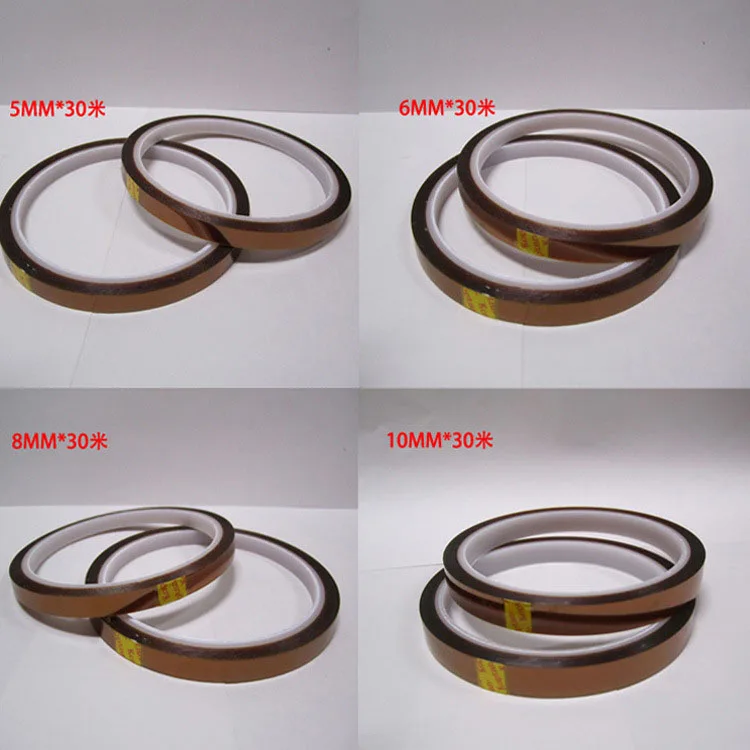 الذهب إصبع الشريط ارتفاع درجة الحرارة الشريط 10 مللي متر * 30 متر-خاص للمختبر