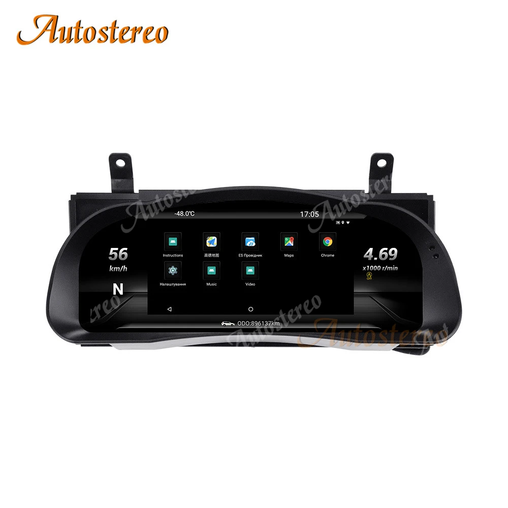 Écran de tableau de bord pour TOYOTA Highlander 2014 – 2019, Navigation GPS, lecteur multimédia, Instrument de remplacement Linux