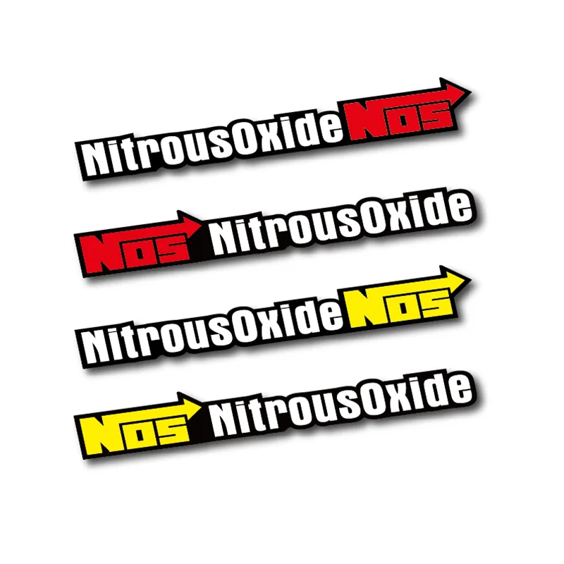 Reflective Type Warning Mark Car Stickers Tuning Racing Car Decal Vinyl Motocross Motorbike for NOS Nitrous Oxide Systems