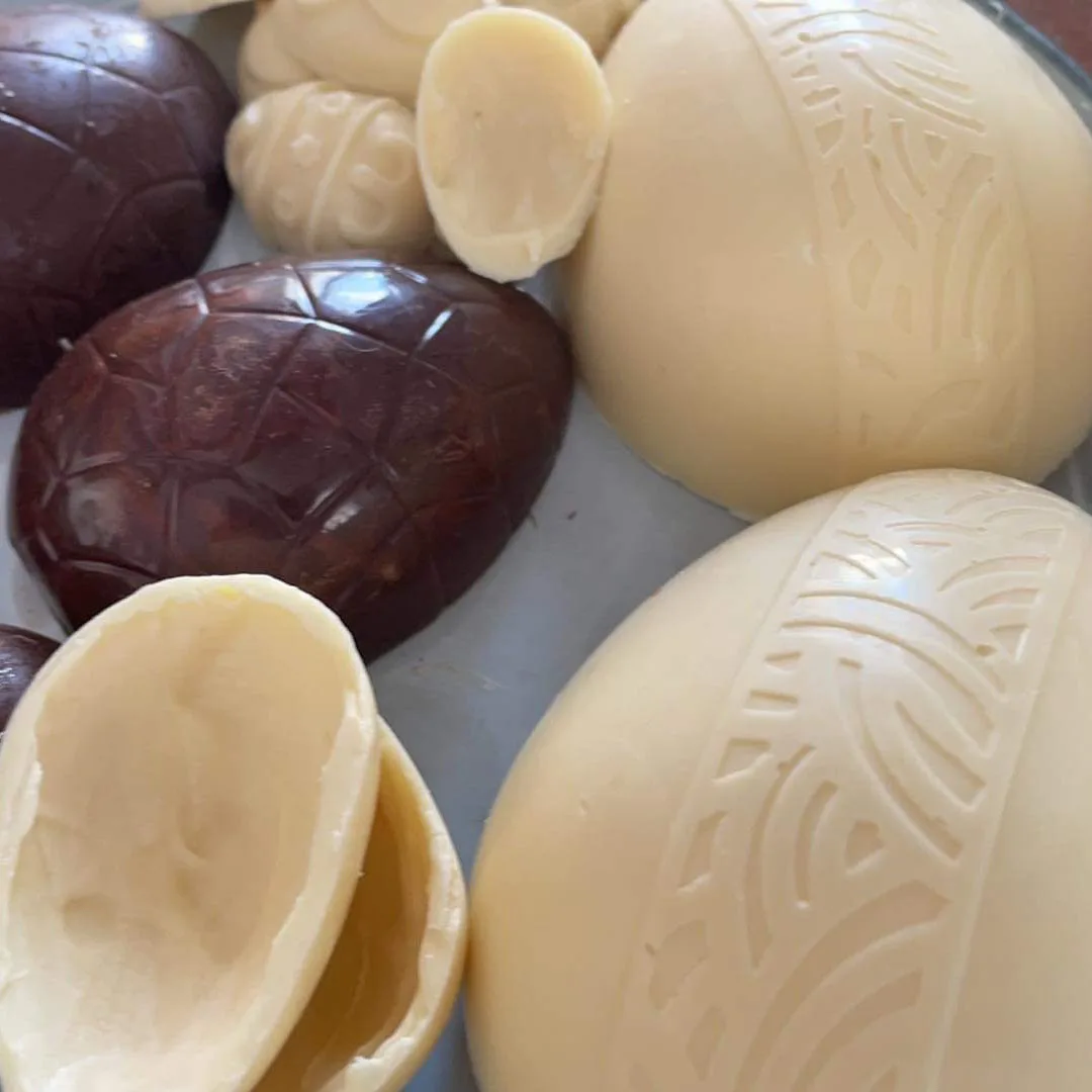 3 style Easter Eggs Chocolate Mold confectionery tools Cake Decorating baking Candy mould Polycarbonate Chocolate Mold