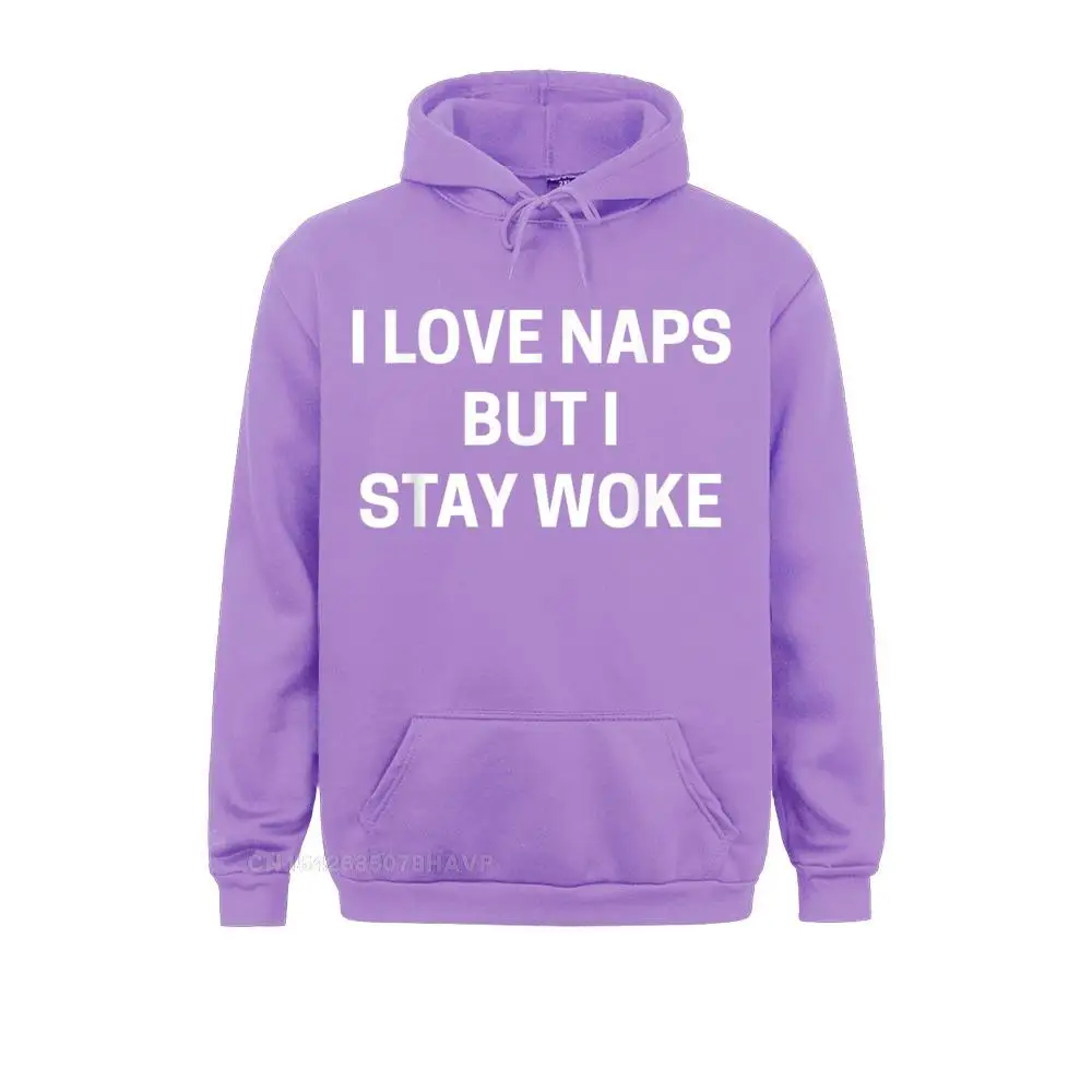 I Love Naps But I Stay Woke Hoodie Black Lives Matter Tee Sweatshirts New Long Sleeve Leisure Men's Hoodies Clothes Labor Day