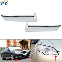 ZUK Head Lamp Sprayer Cap Lid Chroming For Subaru Legacy B4 Liberty Outback 2006-2009 Front Bumper Headlight Washer Nozzle Cover