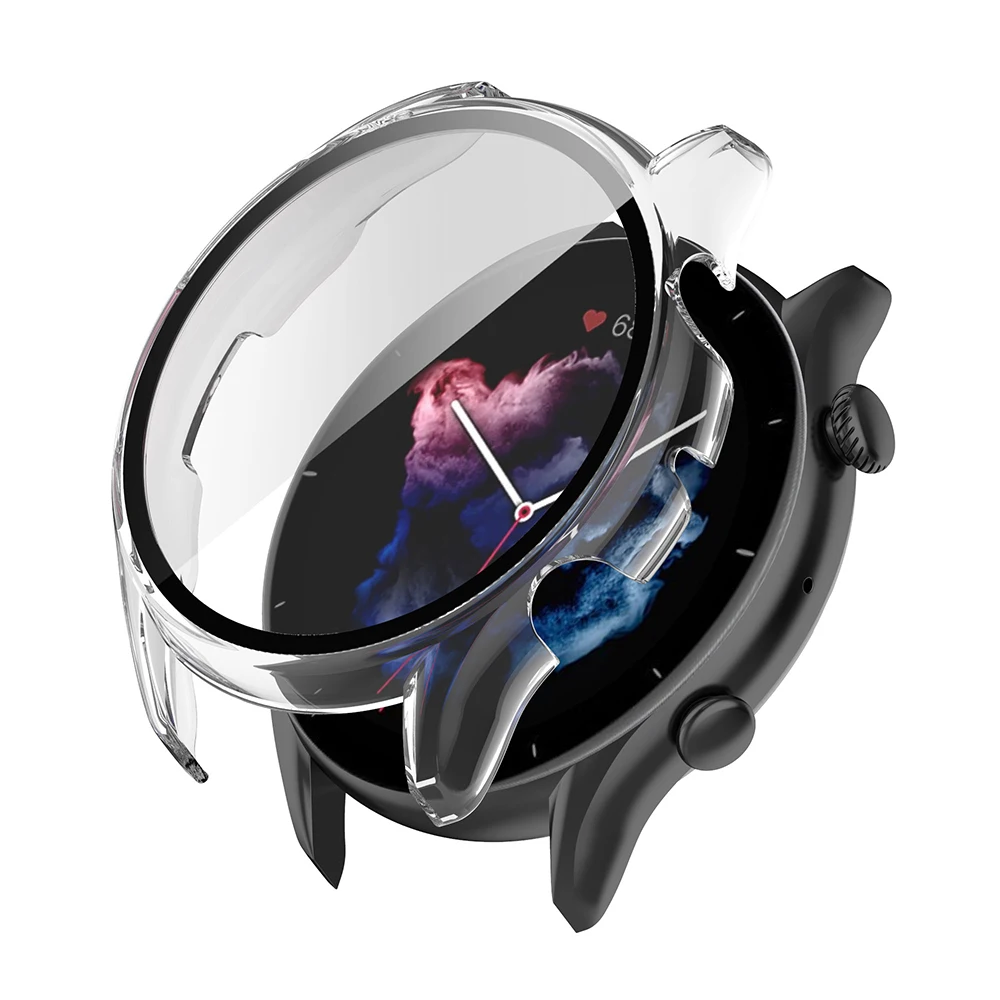 For Huami Amazfit GTR 3 pro Screen Protector Case For Xiaomi  Watch Amazfit GTR 3pro Cover Ultra Slim Smartwatch Protective Shel image 2