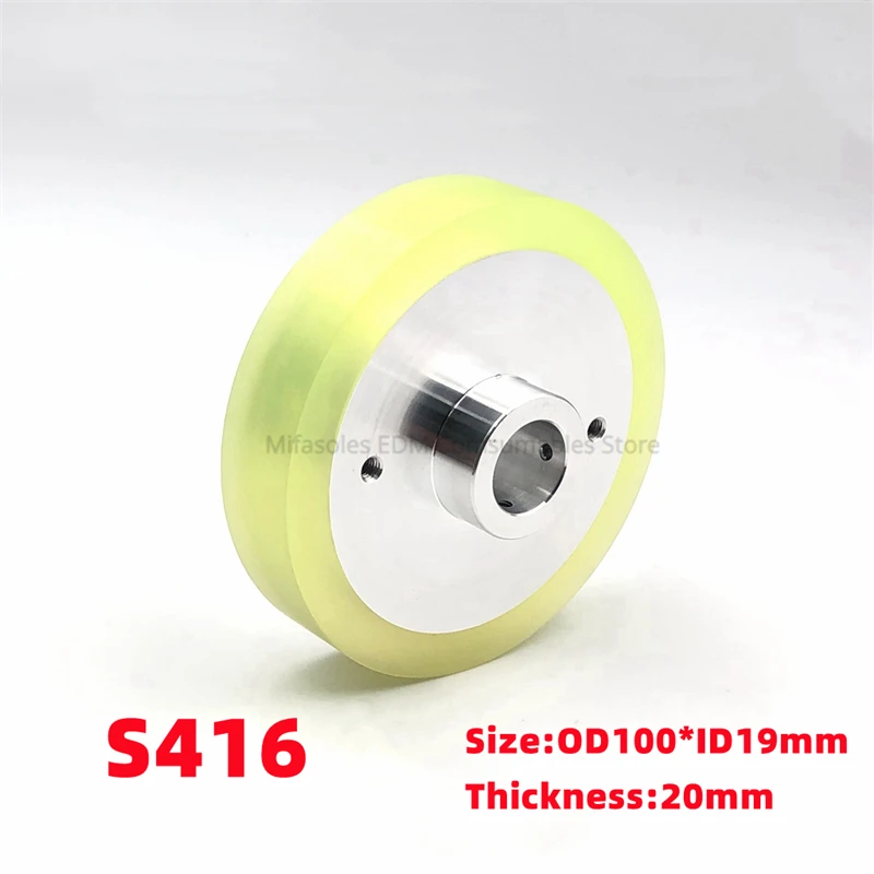 

Sodick S416 Urethane Tension Roller OD100*ID19*32t Original Code 3053703 for SODICK Wire EDM Machine AQ AP series