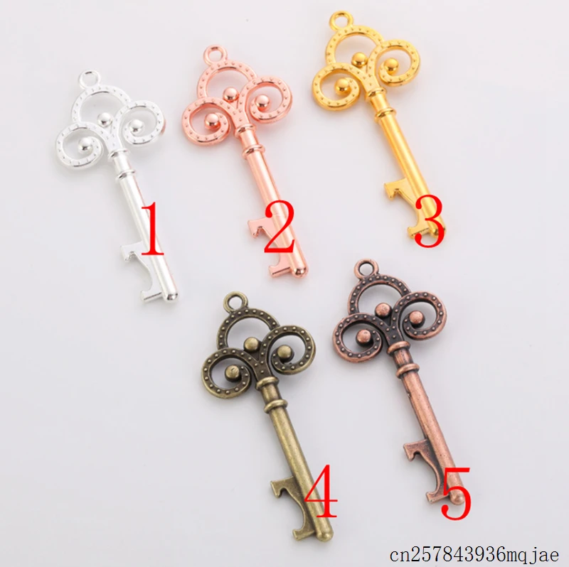 500 Pcs Key Shaped Bottle Opener Zinc Alloy Key Ring Beer Bottle Opener Wedding Favors Party Gifts