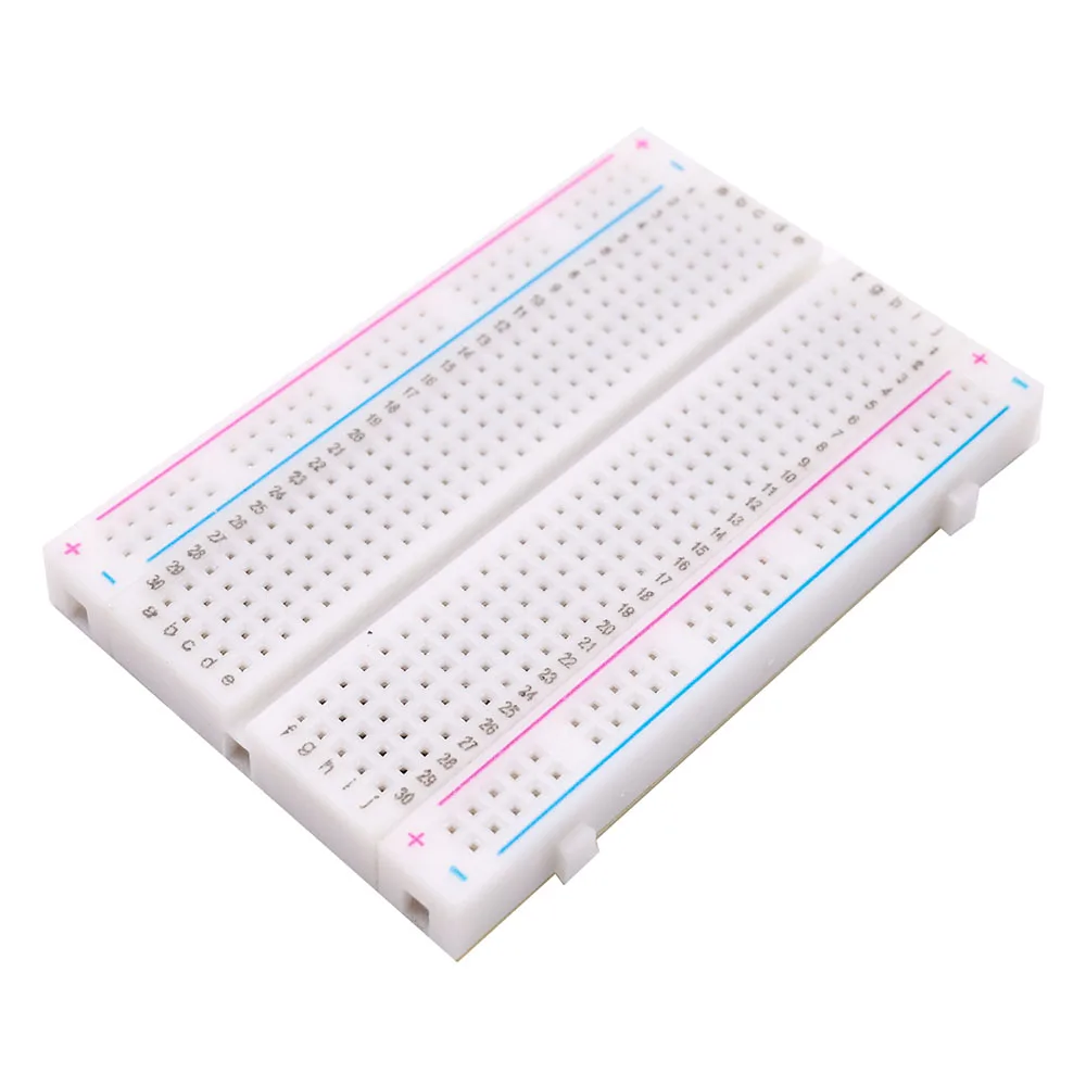 Raspberry pi 4 model B 400 Points Tie Points Solderless Breadboard + 65pcs Jump Wires Kit for Raspberry Pi 4B, 3B, 3B+