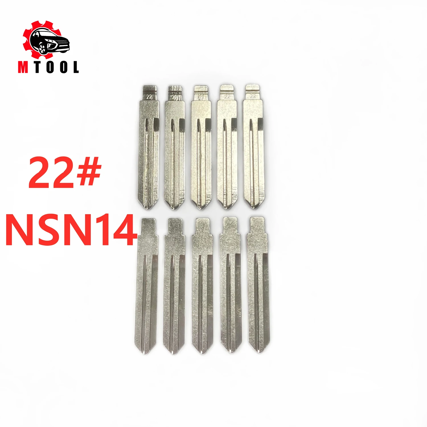 

10 pcs/lot #22 lishi NSN14 Metal Blank Uncut Flip KD/VVDI Remote Key Blade for Nissan TIIDA Renault Subaru Infiniti