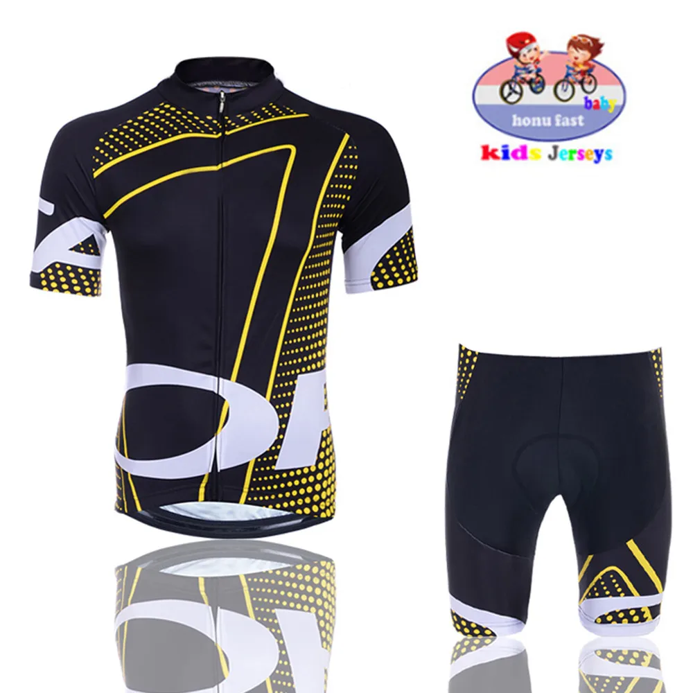 Summer Cycling Clothing Kids Bike Suit Short Sleeve Quick Dry Breathable Boy Outdoor Riding Bike MTB Clothing Cycling Jersey