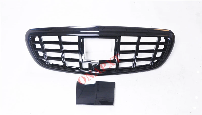 Car Styling Center Grill  Front Bumper Vertical Bar Middle Grill For Mercedes-Benz E-class 2016-2020 W213 for Maybach Style