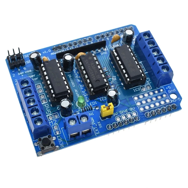 Freeshipping L293D motor control shield motor drive expansion board FOR Arduino motor shield