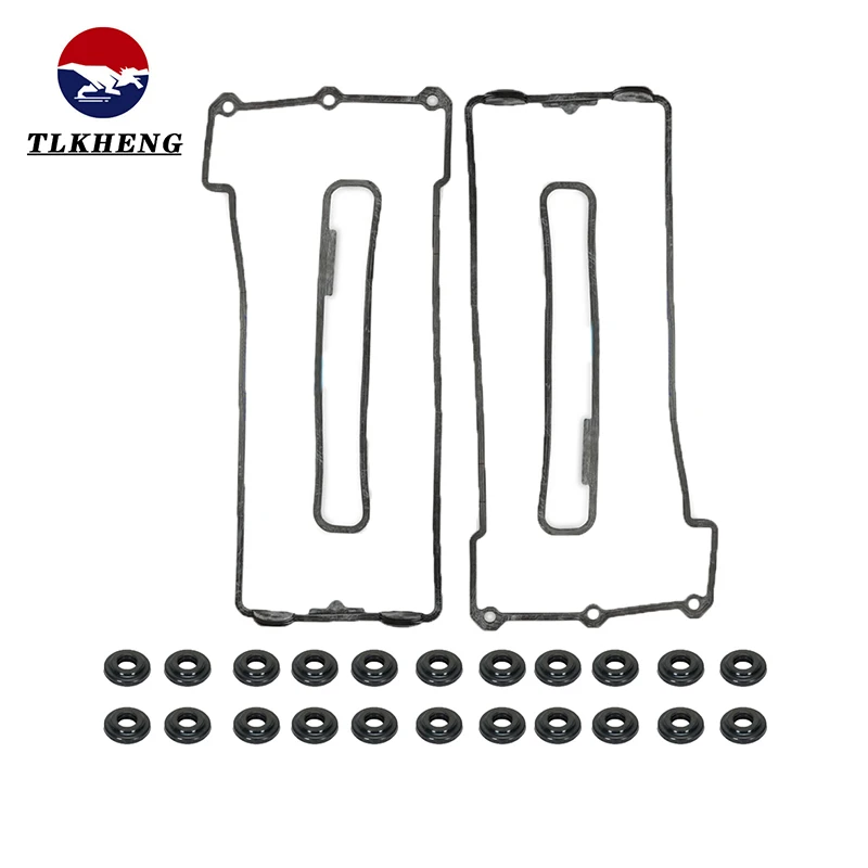 

NEW Valve Cover Gasket L+R 22 Washers 11129069871 for BMW E34 E39 E32 E38 M60 M62 Engine 11129069872