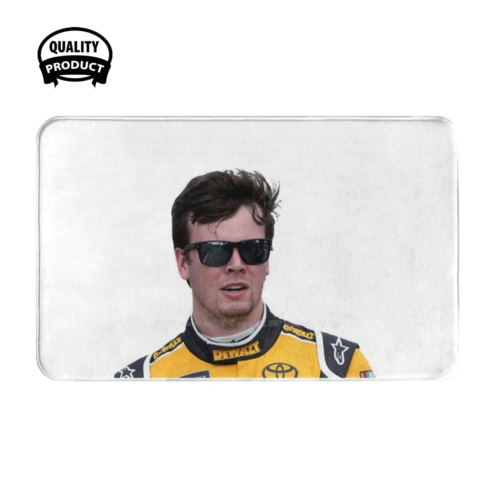 Erik Jones Soft Cushion Home Carpet Door Mat Car Rug Erik Jones Denny Hamlin Martin Truex Jr Joe Gibbs Racing Jgr